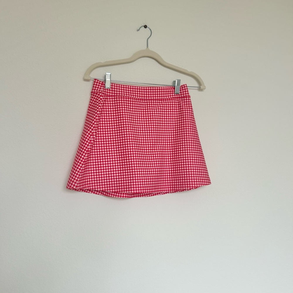 Abercrombie & Fitch YPB sculptLUX Racerback V-Neck Tank & Lined Clean Mini Skirt - Picture 7 of 10
